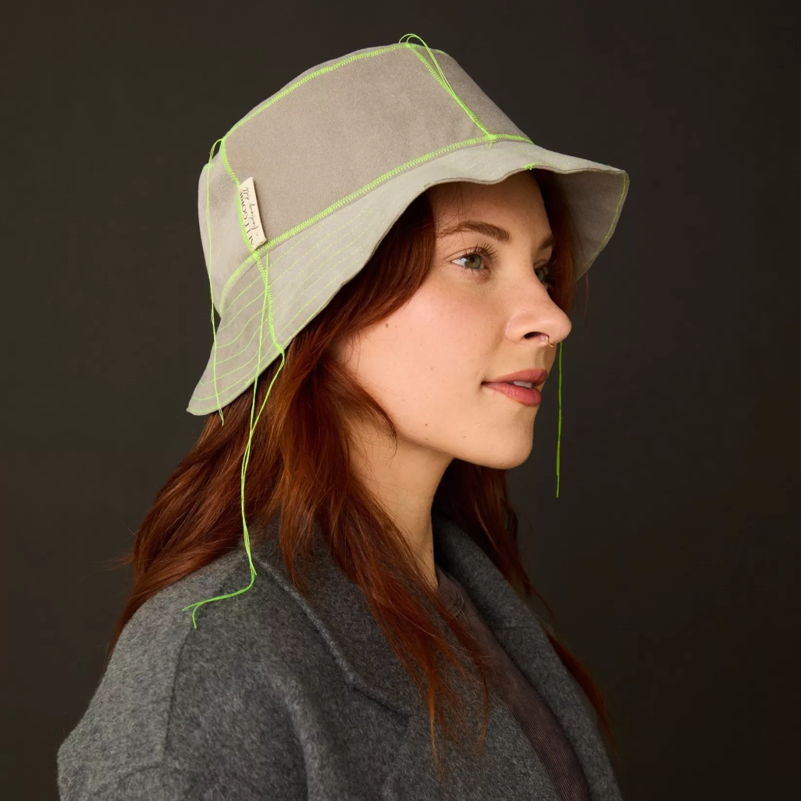 Sale Allégorie A x F: Color-Blocked Bucket Hat, Misty Winter
