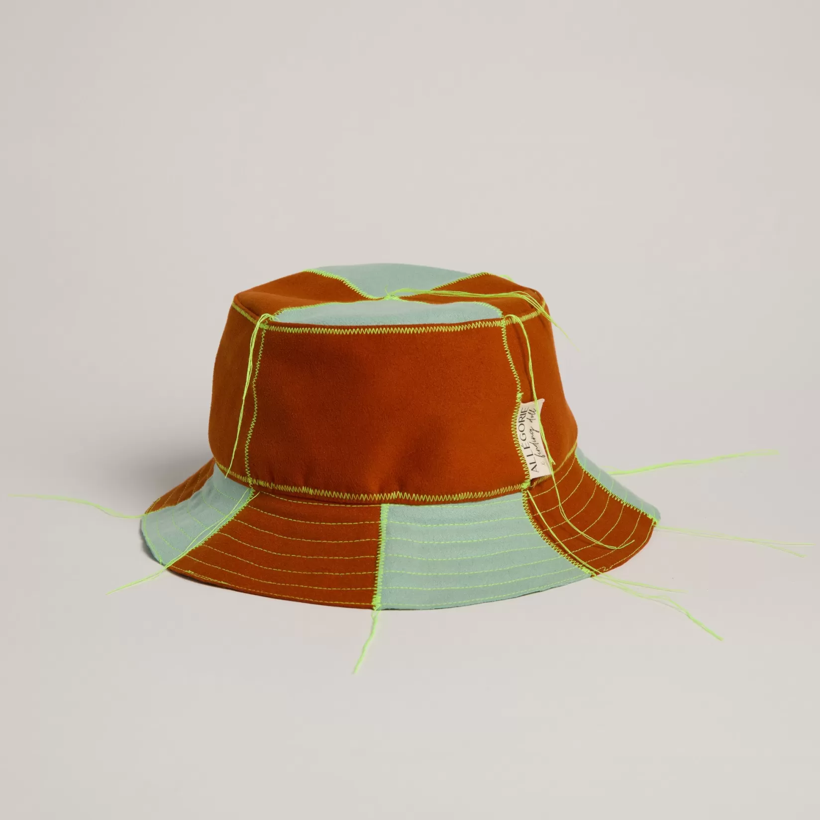 Clearance Allégorie A x F: Color-Blocked Bucket Hat, "Sunset"